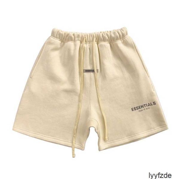

sports short mens womens essentail shorts essen cotton fashion street style tide knee length essent shorts summer men designer men wa9p v6i7, White;black