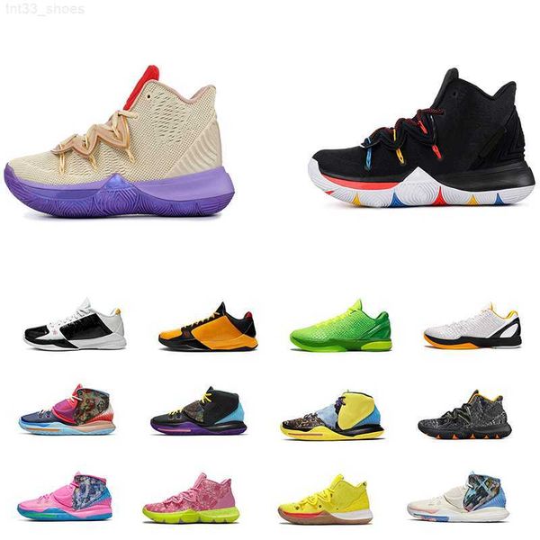 

kyries mamba basketball shoes 5 protro white del sol taco jet black white grinch grand purple collection special fx pre-heat men sisterhood