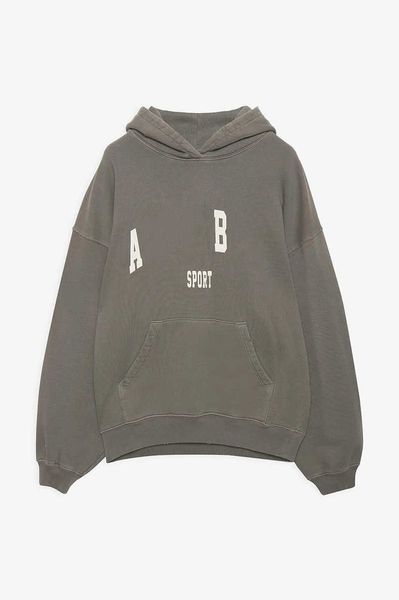 

23ss women designer sweatshirt fashion hoodie new cotton letter print wash water stir fry snowflake pullover jumper bings loose sweater clot, Black