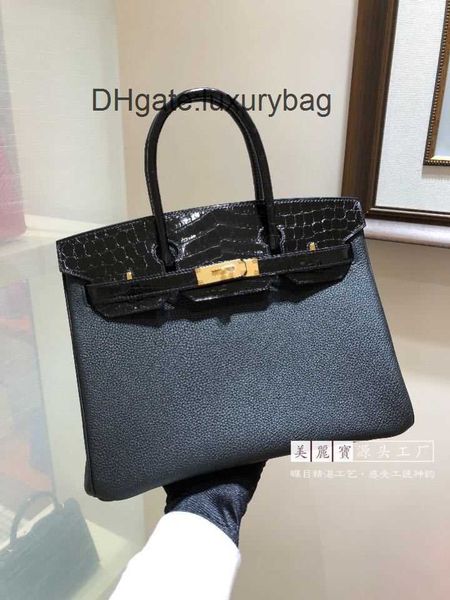 

factory totes bag 5a quality h home original designer shoulder bird kin designer bag h home handbags fully handmade crocodile skin spell tog