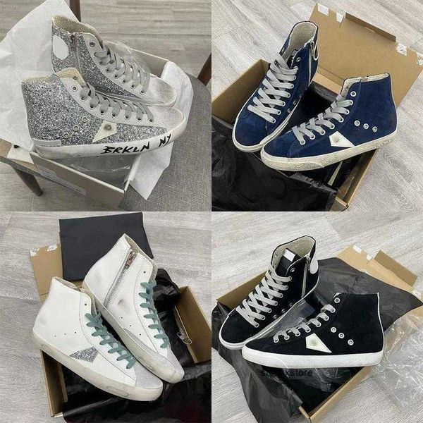 

new s 2023 brand goldens casual sneakers gooseitys designer high shoes super italy shoes star luxury dirtys shoe sequin classic tz4p zojx, Black