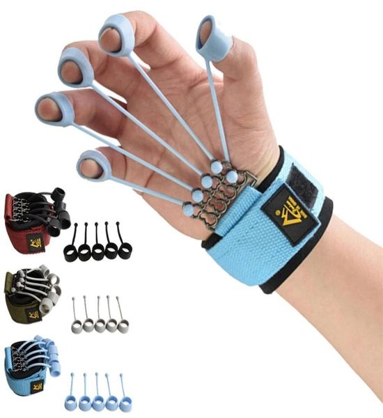 

3 levels resistance bands hand grip set strengthener exerciser kit finger stretcher speed up rehabilitation 204060lbs 2207132615964