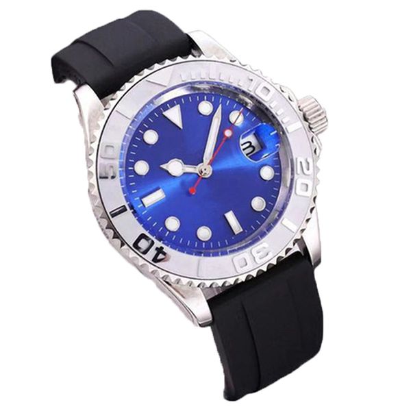 

aaa yachtmasterr watch mens designer watches with box 40mm automatic multicolor dial waterproof fashion brand wristwatches dhgate montre de, Slivery;brown