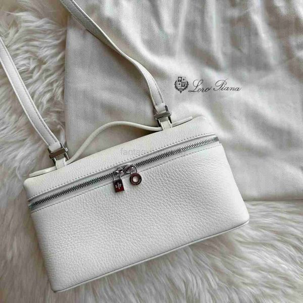 

loro new lunch box designer handbag lp19 shoulder bags crossbody bag mini handbags layer cowhide handbag for women simple tote bag genuine l
