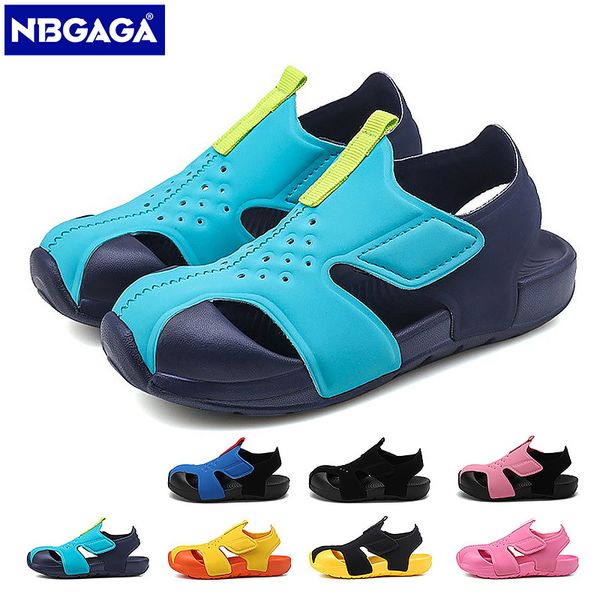 

sandals summer candy color baby boys sandals kids shoes beach mesh sandalas fashion sports shoes girls hollow out fashion sneakers 230705, Black;red