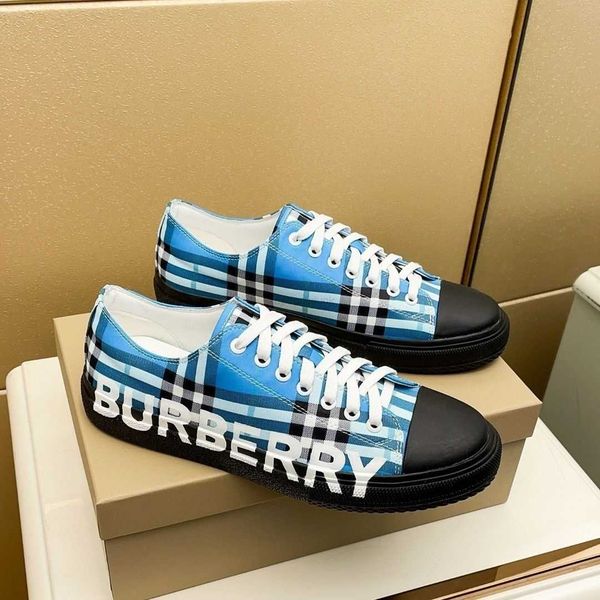 

b family canvas net red same style sports and casual men's shoes luxury plaid fashion lightweight versatile fashion shoes, Black