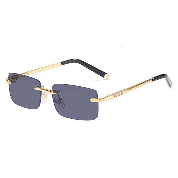 

Fashion carti top sunglasses card family frameless Sunglasses men's large square new Women's optical glasses frame with original box