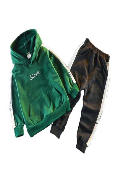 

spring autumn children toddler baby boys girls clothes hoodies pants 2pcsset outfit infant kids casual clothing tracksuits 2010268800329, White