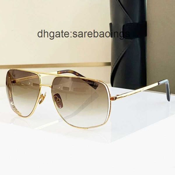 

designer sunglass luxury brand dt2010 midnight special mens sunglasses r original famous fashionable retro luxury brand eyeglass fashion, White;black