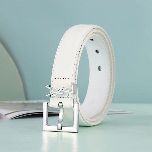 

for Women Designer Genuine Leather Belt Cowhide Letters High Quality Men Belts Alloy Buckle Waistband Width 3cm, Dark grey