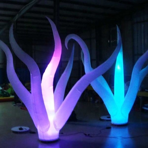 

inflatable water plant inflatable ground led decoration 2m/3m inflatable tree for wedding show for sale