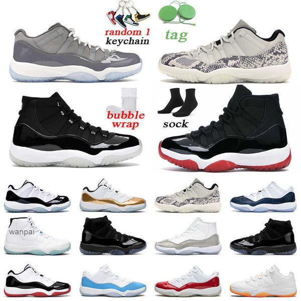 

men women 11s basketball shoes sports cool grey bright citrus concord low cherry outdoor mens trainer size 5.5-13 jorda jorens shoe, Black