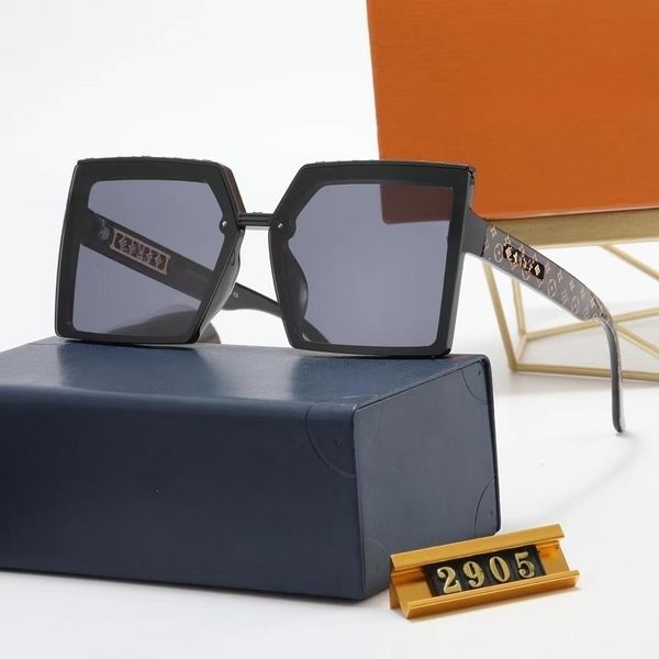 

designer sunglasses for women and men fashion model special uv 400 protection letter big leg double beam frame outdoor brands design alloy d, White;black