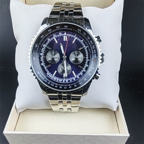 

womens designer watch popular high end watches men 50mm navitimer b01 chronograph orologi sapphire all dial work perfect luxury watch leathe, Slivery;brown