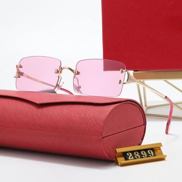 

2023 fashion luxurys wholesale designers woman 2899 designer sunglasses for mens womens brand sun-glasses beach goggles women glasses 6 colo, White;black