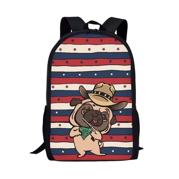 

backpacks cowboy dog shoulder bags fashion animal large capacity teenager school bag creative designer child portable mens study book 230705