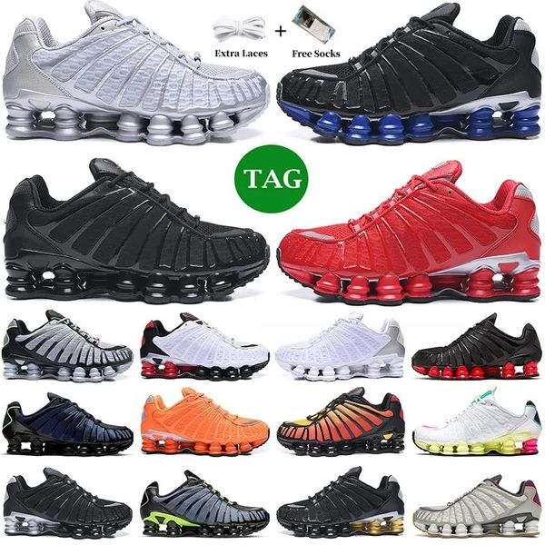 

outdoor sports big size 46 mens running shoes shox tl men trainers triple white black metallic gold silver sunrise red blue sneakers