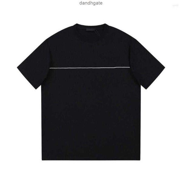 

t shirts men's crew neck pure cotton short sleeve embroidered t-shirt casual sports fashion simple q3q5, White;black