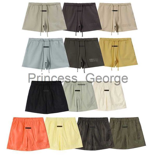 

mens shorts designer essentail shorts clothing essen shorts cotton sports fashion short street style tide over knee fog essent shorts men an, White;black