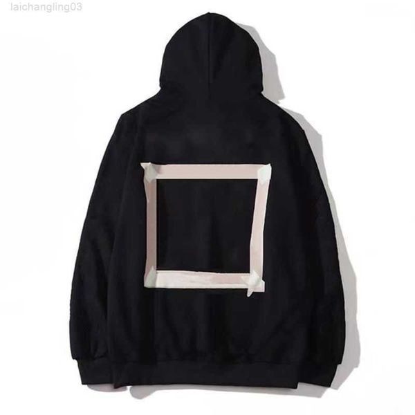 

men designer hoodie women hoodies winter warm sweatshirts fashion pullover sweatshirt long sleeve loose sportswear couple european standard, Black
