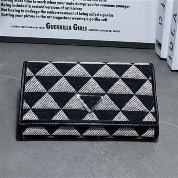 

fashion designer wallet luxury card package purse triangle label handbag banquet shopping wedding men women clutch bags, Red;black