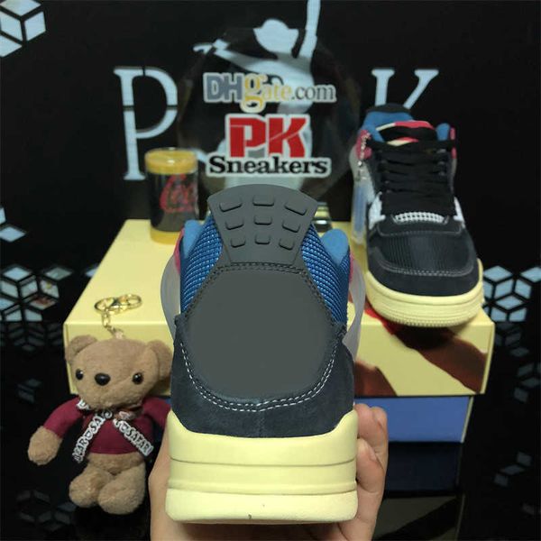 

2023 og men basketball shoes black cat military white oreo infrared university blue metallic womens 4s sport sneakers qfzq