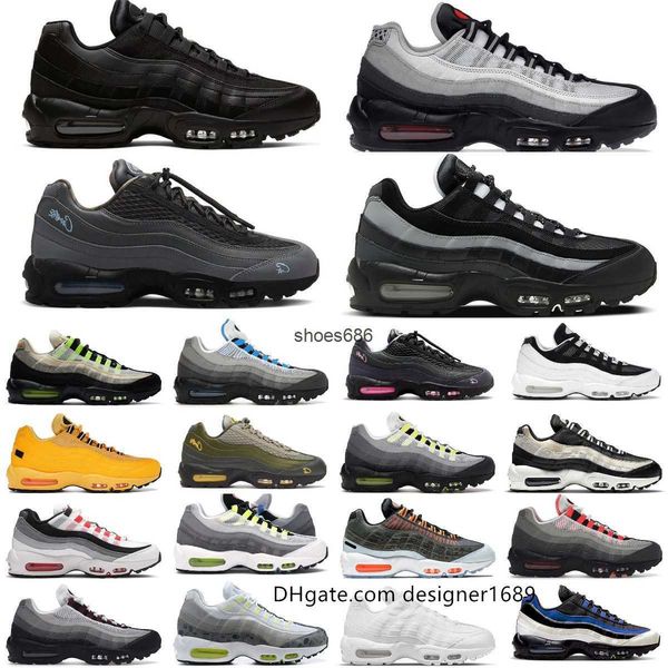 

95 95s mens running shoes pink beam aegean storm sequoia sketch club cool grey dark army era essential nyc taxi recraft men trainers sports, Black