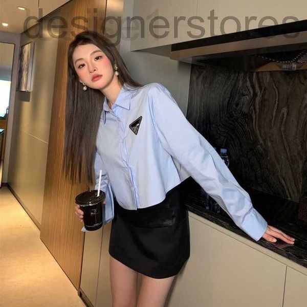 

women's blouses & shirts designer womens short blouse luxurys letter stick drill suit quality fsahion coat sml 8i1v azcf, White