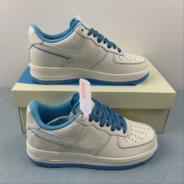 

basketball shoes af 1 dazzling blue un1635-666 designer shoes sneaker sports with original box