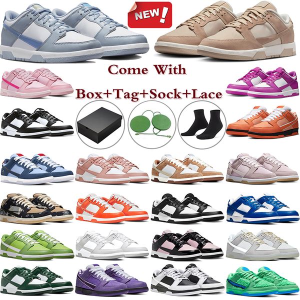 

panda low designer running shoes mens trainers triple pink blue iridescent sandrift medium olive orange lobster valentine's day women s