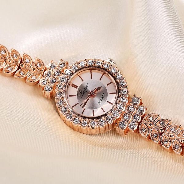 

womens watch watches luxury fashion quartz-battery watch, Slivery;brown