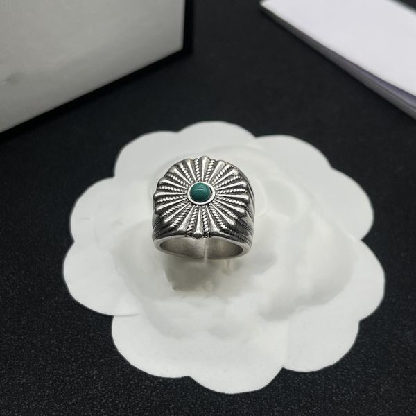 

designer ring ggsity luxury ring classic style fashion versatile band rings, Silver