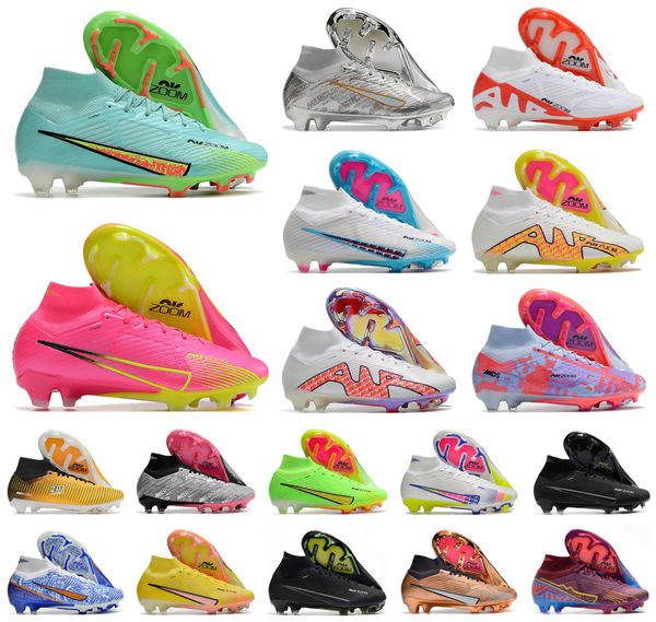 

mens soccer football shoes superfly ix 9 360 elite fg xxv 25th anniversary luminous pack women boys high boots cleats us6.5-11