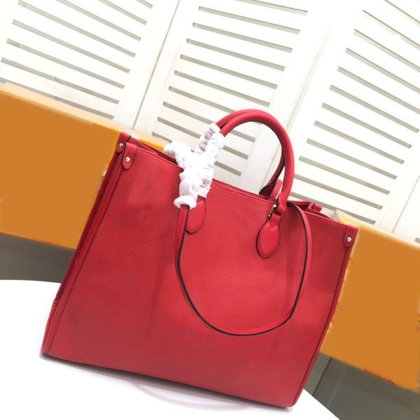 

designer bag on the go mm gm pm fashion tote shoulder cross body bags sunrise pastel embossed leather women flower print ladies luxury shopp, Black;red