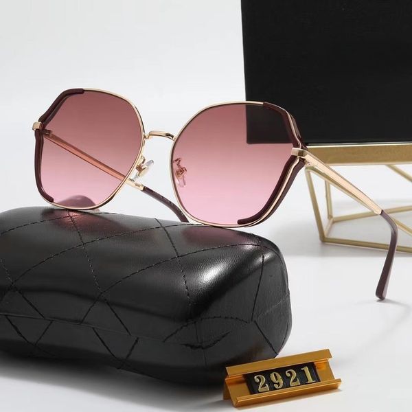 

luxury sunglasses designer women's men's goggles senior glasses women's glasses frame vintage metal sunglasses box, White;black