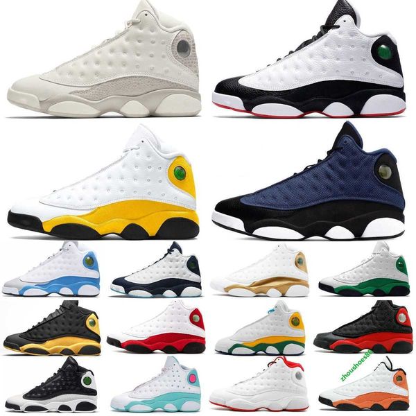 

2023 with box jumpman 13 basketball shoes black flint 13s del sol playground navy university blue black cat court purple starfish retros wom