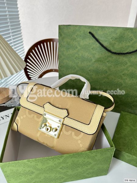 

new macaron color matching handbag classic luxury chain fashion plaid flower brand wallet vintage ladies brown leather handbag designer shou