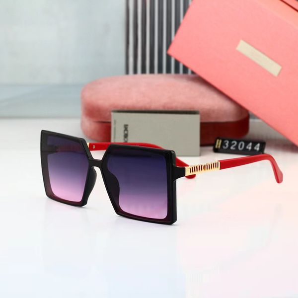 

designer sunglasses for women and men with dust bag fashion model special uv400 protection letters big leg big frame outdoor luxury design w, White;black