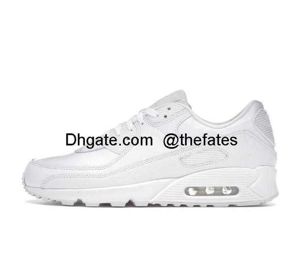 

90 max 2023 new mens running sports shoes air 90s triple white black red wolf grey polka dot infrared airs total orange laser blue hyper gra, White;red
