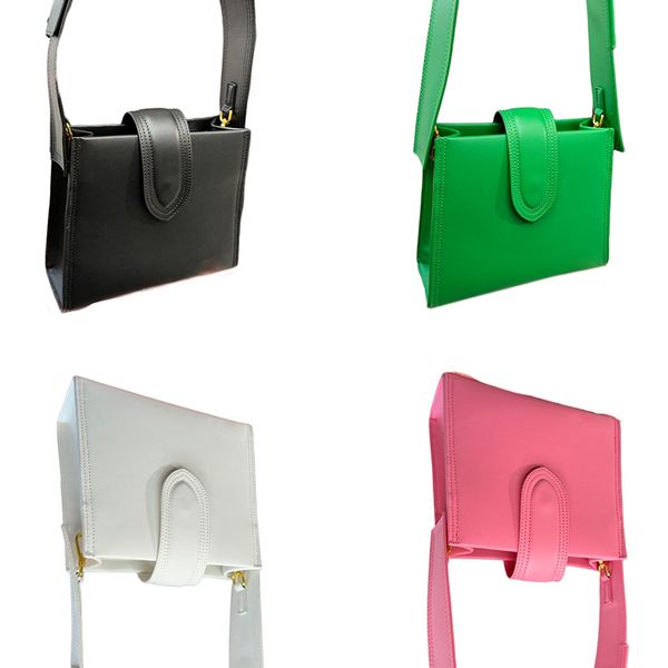 

designer luxury vintage belt shoulder bag women black white pink orange green blue khaki brown leather crossbody messenger tote bags classic