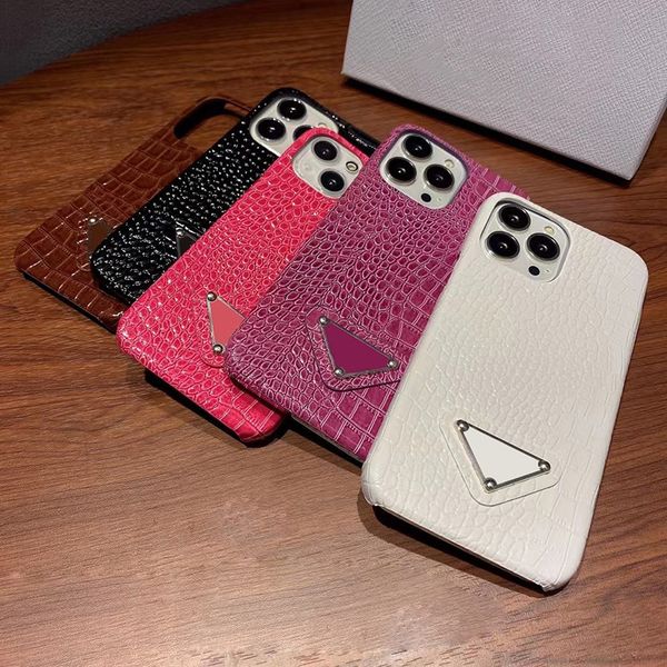 

iphone 14 13 xr case designer phone cases for apple 12 11 pro max xs 8 7 6 plus luxury pu faux crocodile leather mobile cell back bumper cov