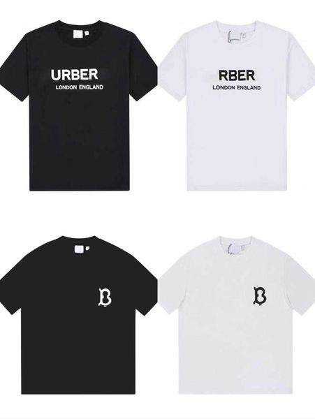 

clothing shirt burberies tshirt s burbreries men s new 3d summer mens hip-hop women stylist short sleeve t luxurys designer clothes lady cas, White;black