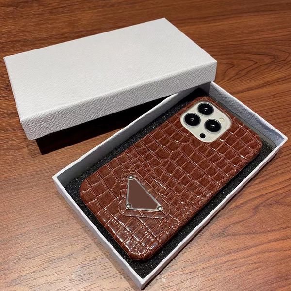 

iphone 14 13 pro case designer phone cases for apple 12 11 xs max xr 8 7 6 plus luxury pu faux crocodile leather mobile cell back bumper cov