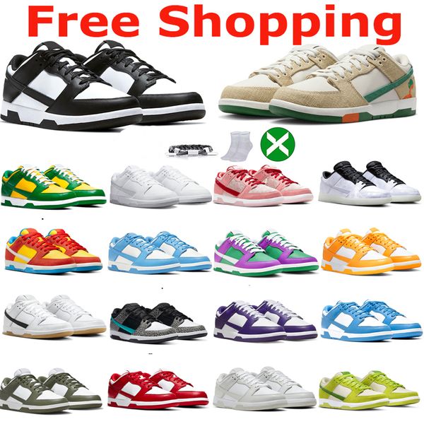 

running shoes men shoes low panda triple pink grey fog syracuse team green medium olive unc georgetown sail walking gai jogging sneakers tra