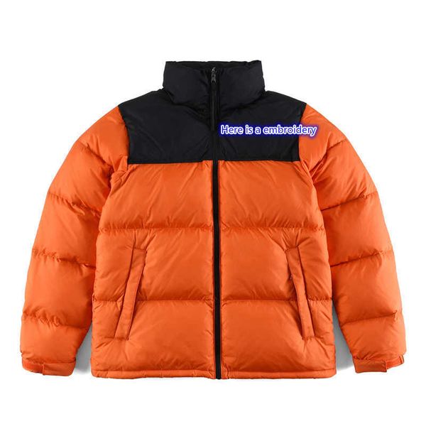 

men's jacket face 1996 winter warm down jacket for men and women in the wind-proof casual fashion trench coat thickened fur collar coat, Black;brown