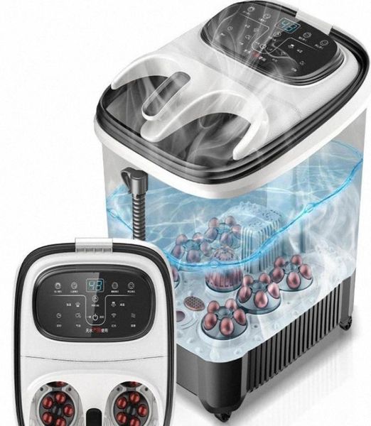 

foot tub automatic footbath electric massage heating thermostat home pedicure machine foot bath deep barrel sni28175117