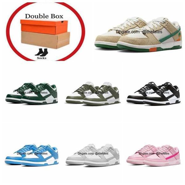 

jarritos panda running shoes low triple pink grey fog syracuse team green medium olive unc georgetown sail walking gai jogging flat sneakers, White;red