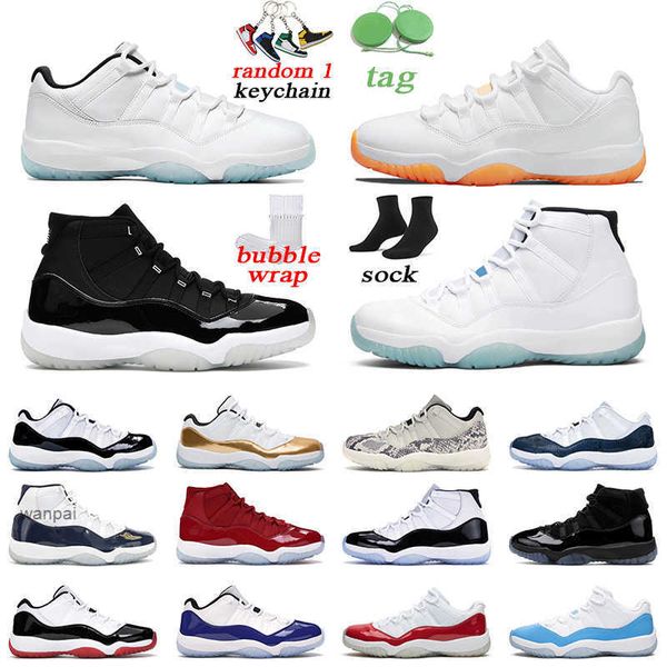 

men women 11s basketball shoes legend blue bright citrus concord bred outdoor sports mens trainer size 5.5-13 jorda jorens shoe, Black