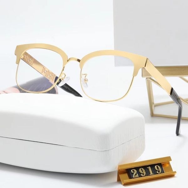 

popular retro men's optical eyeglasses eva style sun glass designed square full frame sunglasses leather case with hd clear lens glasse, White;black