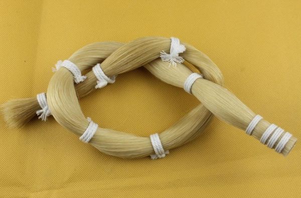 

250 g mongolian white horse tail hair in bulk violin bow hair 080320